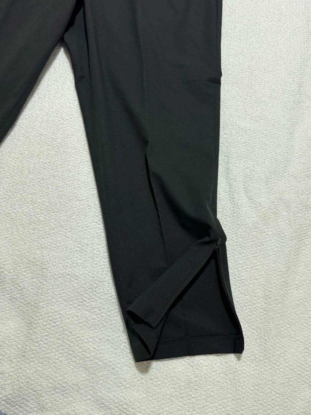 BR Standart Banana Republic Black Standart Fit Crop Zip Leg Mans Pants Size 38R